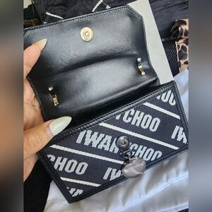 Authentic Jimmy Choo Finley Black and White Crossbody Bag Or Shoulder Bag